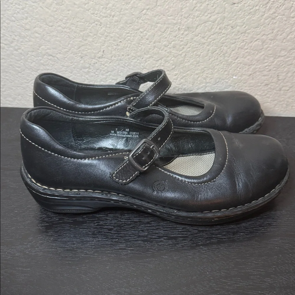 Born Mary Jane Black‎ Shoes Women’s Size 7 - Picture 2 of 7